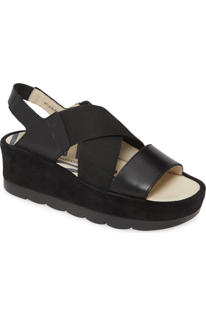 Fly London Bime Wedge Sandal, Main, color,