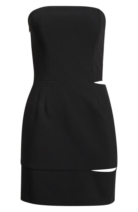 Iris Strapless Cutout Cocktail Minidress