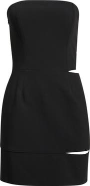 ISRAELLA KOBLA Iris Strapless Cutout Cocktail Minidress