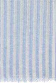 GERARD DAREL Dominique Linen Blend Striped Scarf