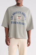 Fear of God Essentials x MLB Los Angeles Dodgers Merch Cotton Graphic T-Shirt