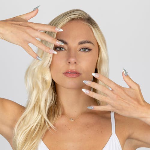 3h Nails Starry Dreams Luxury Handmade Press On Nails In Blue