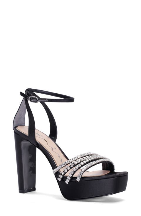 Agitha Ankle Strap Platform Sandal (Women)