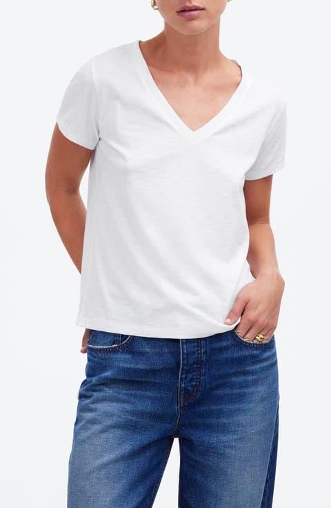 Relaxed V-Neck T-Shirt