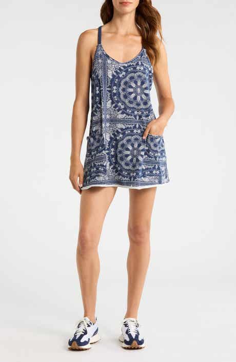 FP Movement Hot Shot Print Stretch Cotton Tank Minidress