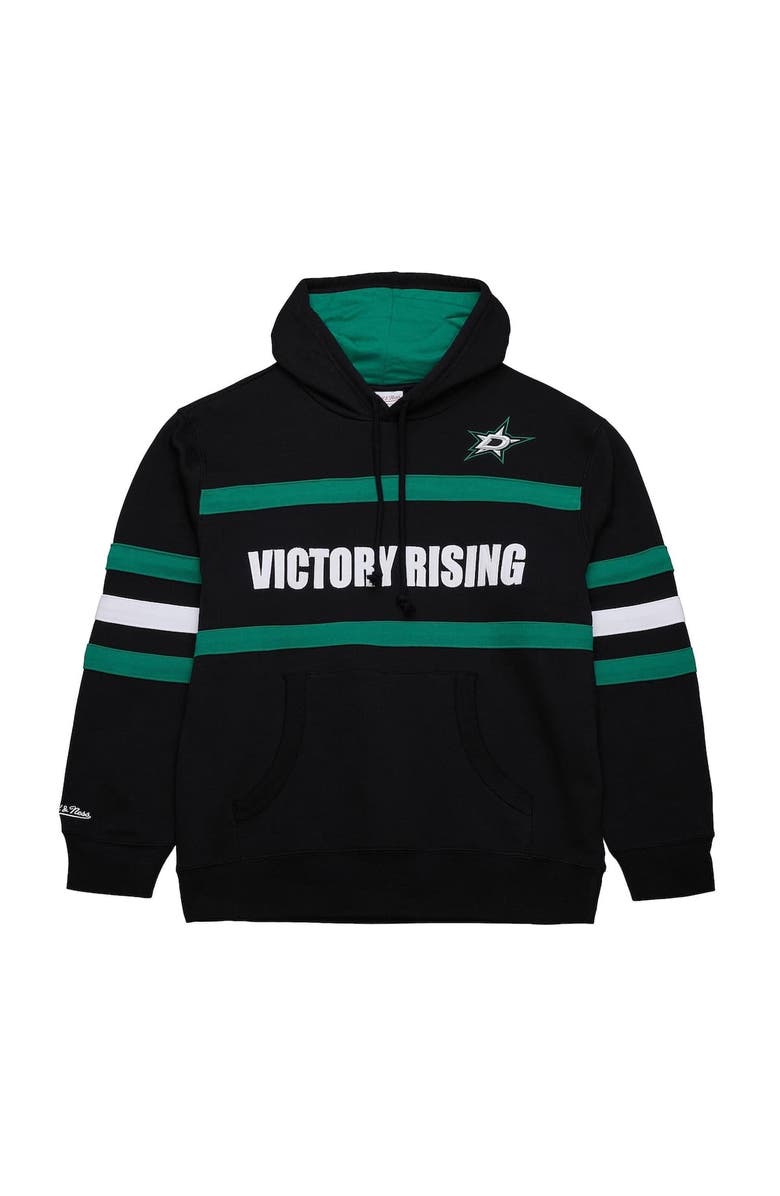 Mitchell & Ness Men's Mitchell & Ness Black Dallas Stars Head Coach Slogan Pullover Hoodie, Alternate, color, Black