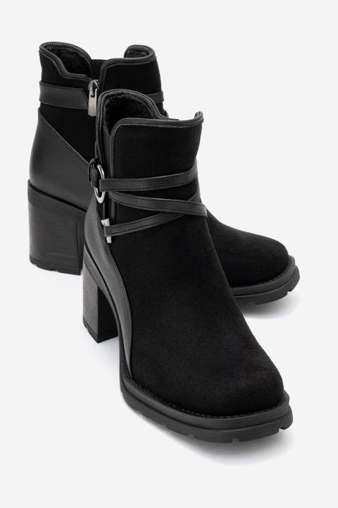 Wern Block Heel Ankle Boot (Women)