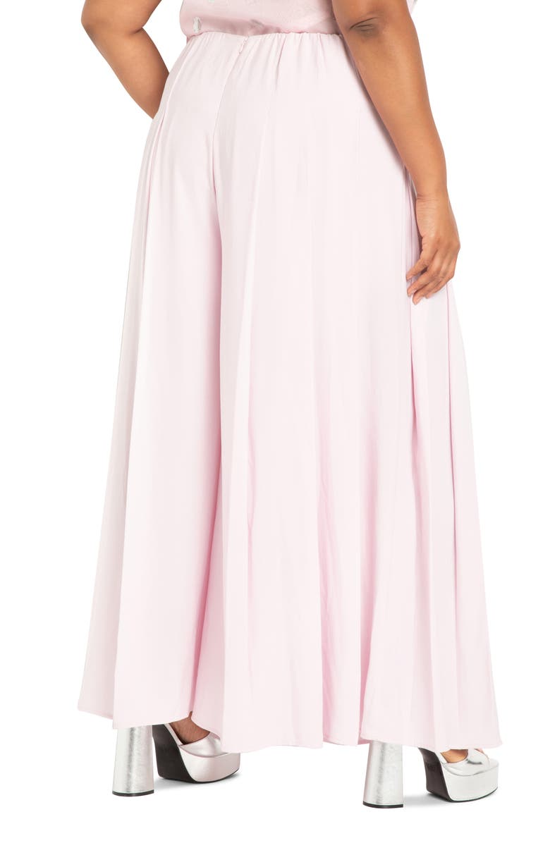ELOQUII High Waist Pleated Wide Leg Pants, Alternate, color,