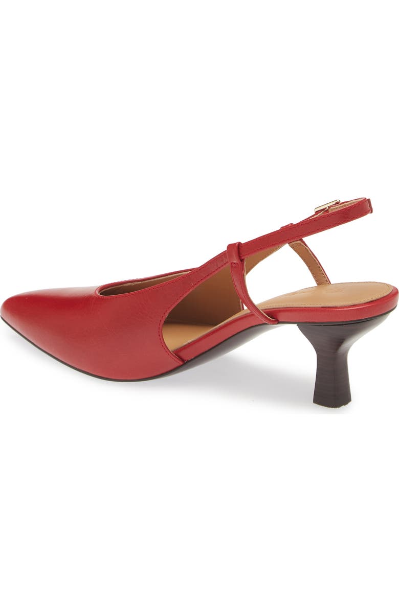 Madewell The Debbie Slingback Pump, Alternate, color, Bright Ember