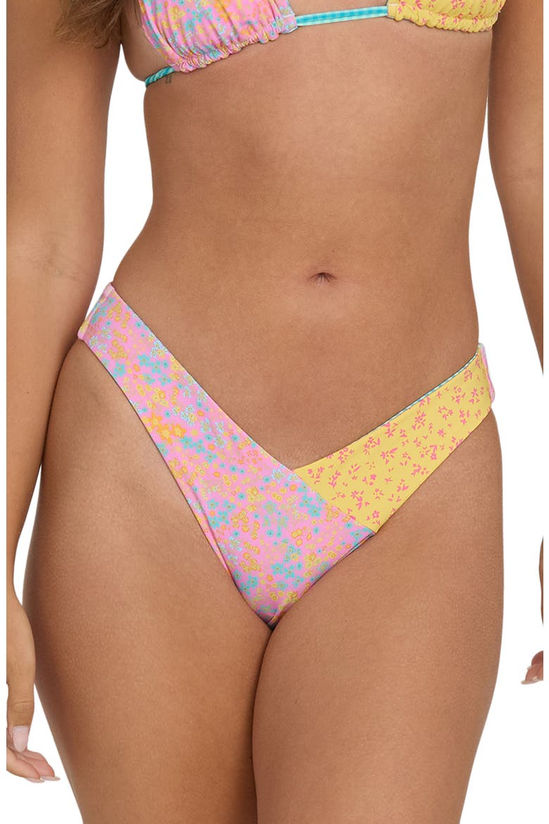 Babe Alert Hike Reversible Bikini Bottoms, Main, color, FLORAL