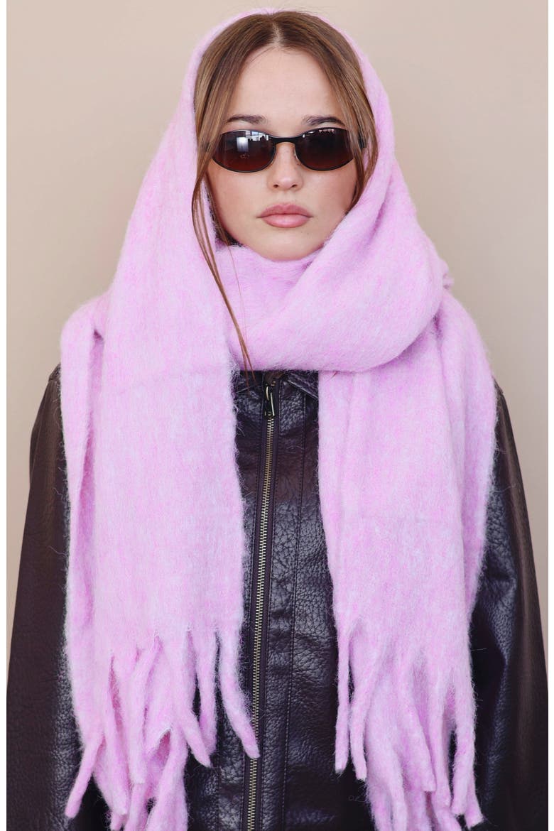 Copenhagen Scarf, Alternate, color, PINK