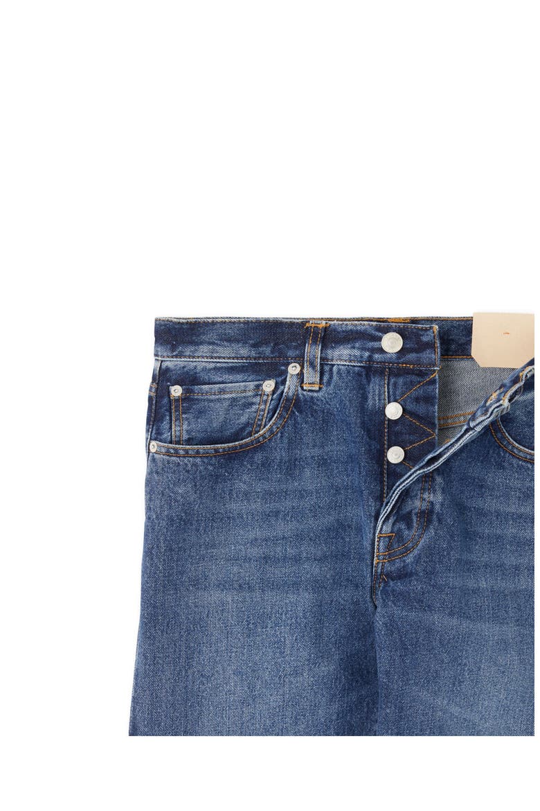 965 John Stone Wash 5-Pocket Denim Trousers, Alternate, color, BLUE