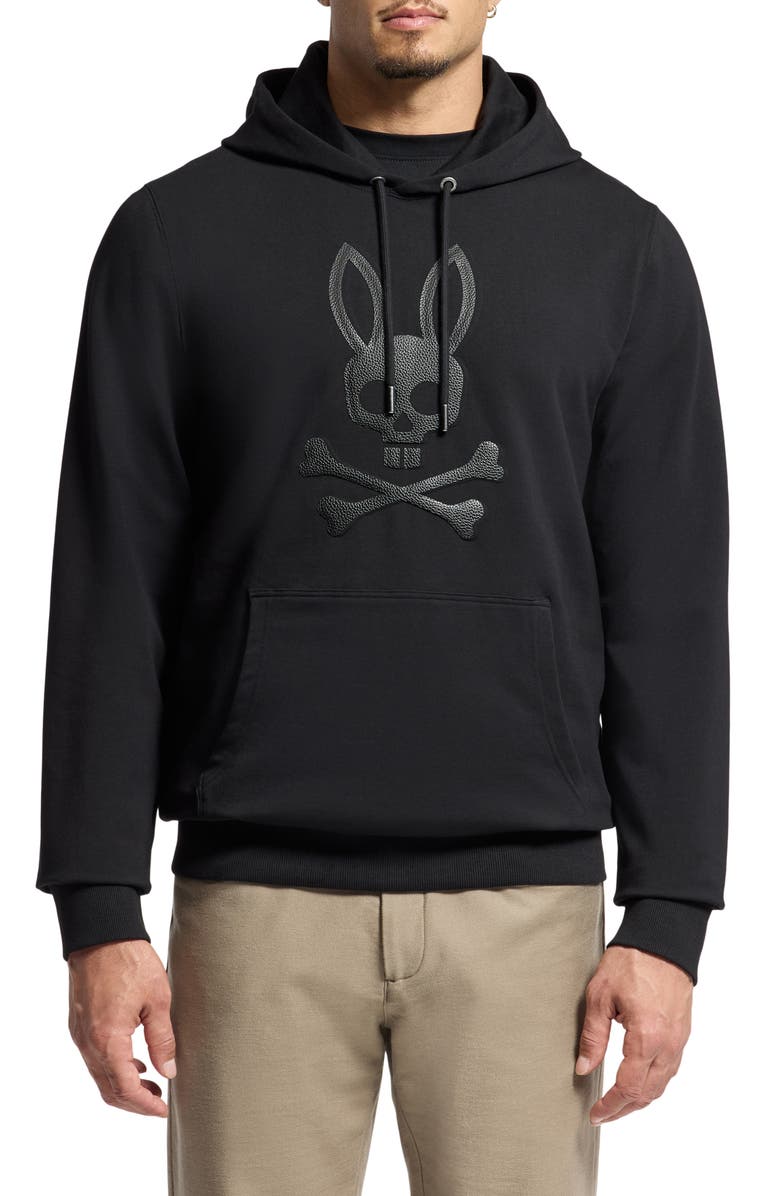 Psycho Bunny Payson French Terry Hoodie, Main, color, 