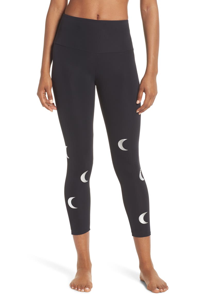 Foil Leggings, Main, color, MOON