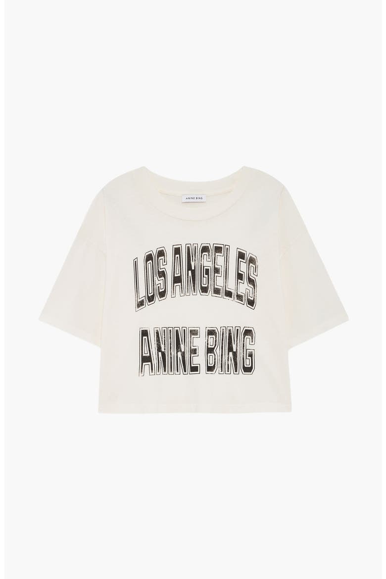Johnny Cropped Tee, Alternate, color, Cream