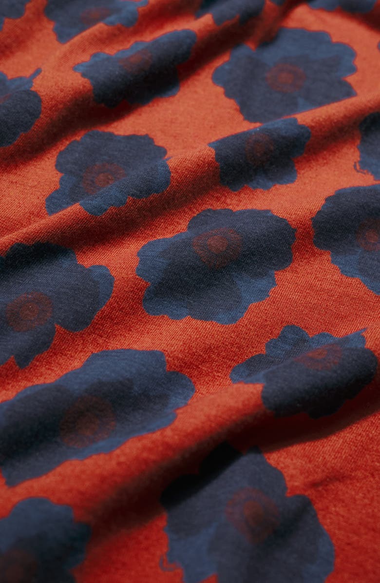 Seasalt Cornwall Emily Floral Print Maxi Dress, Alternate, color, Inky Anemone Tomato