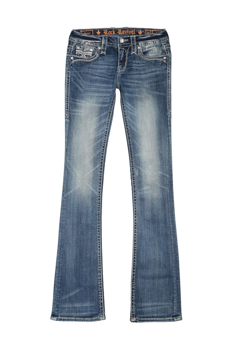 Rock Revival Bootcut Jeans, Main, color, 