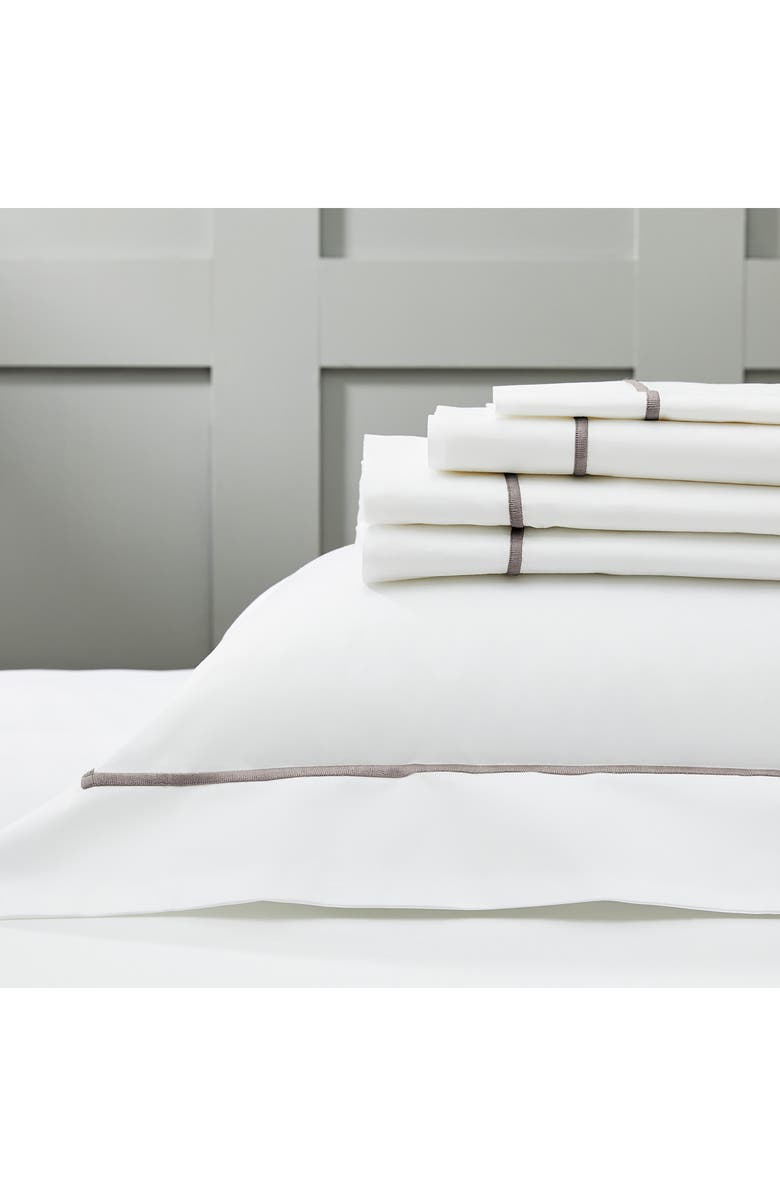 The White Company Luxury Savoy Oxford Sham, Main, color,