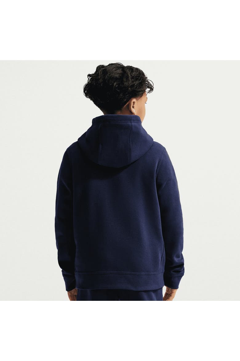 Youth Nike Navy Barcelona Club Hoodie, Alternate, color, Navy