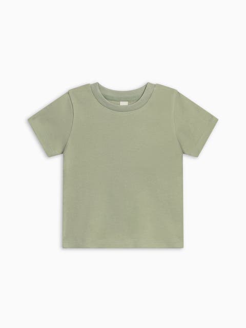 Organic Short Sleeve Crew (Toddler & Little Kids)