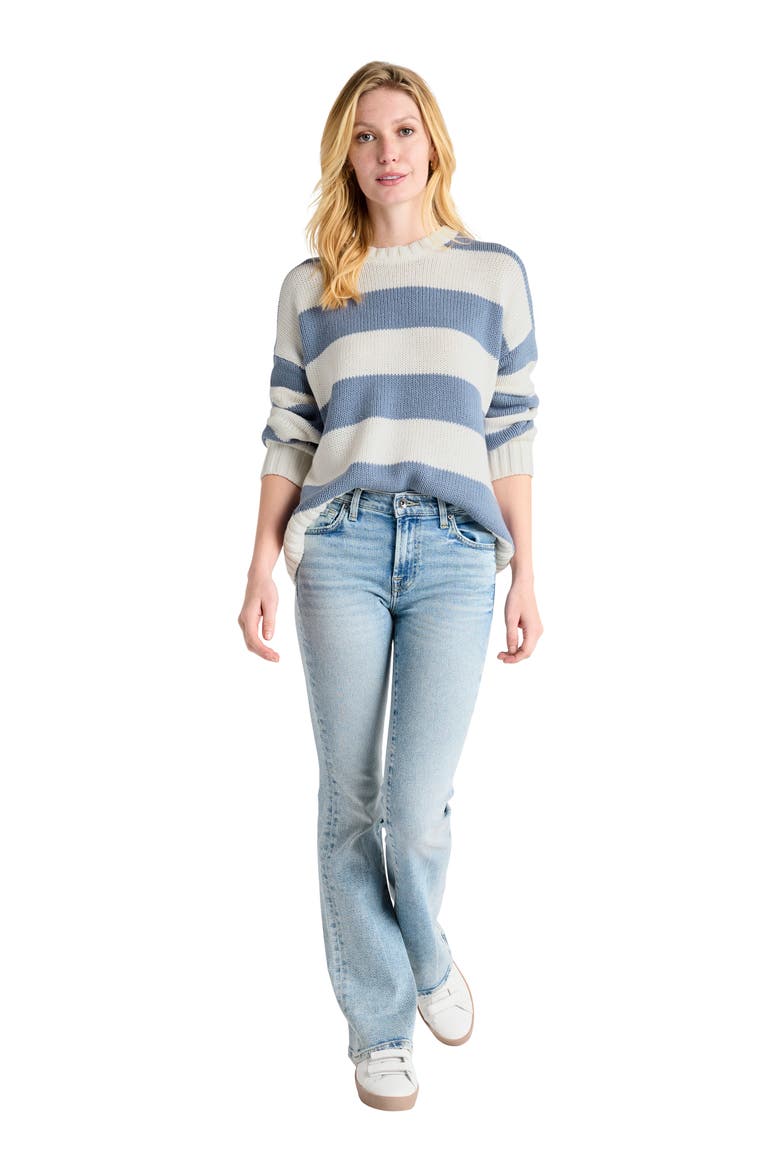 Lexington Stripe Sweater, Alternate, color, BELLFLOWER STRIPE