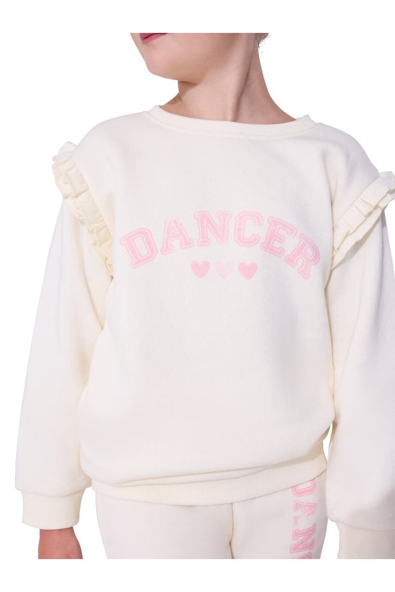 Little Dancer Sweatshirt, Main, color, white