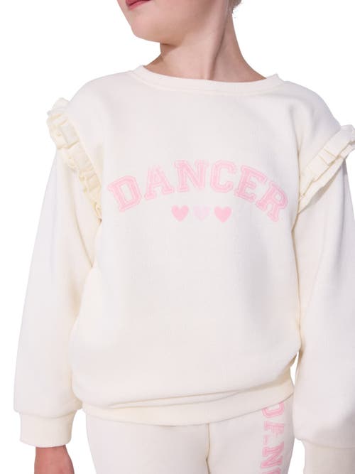 Capezio Kids'  Little Dancer Sweatshirt In White