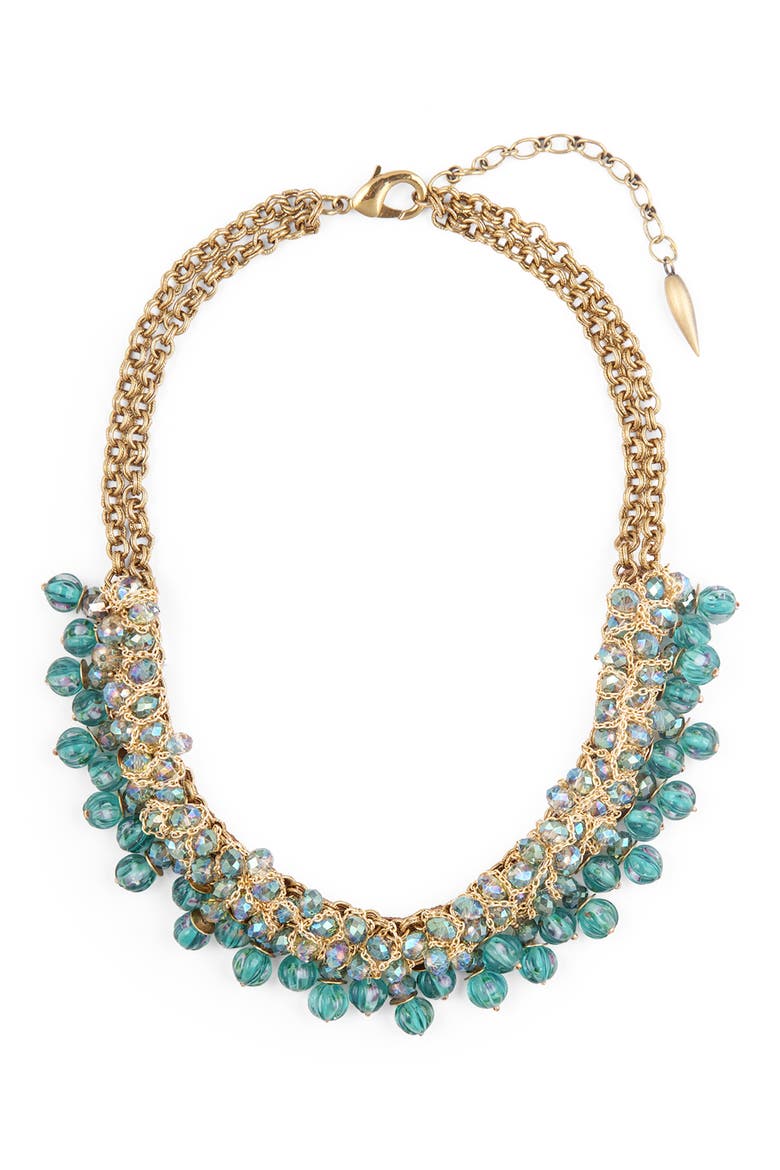 Emil Necklace, Main, color, TEAL