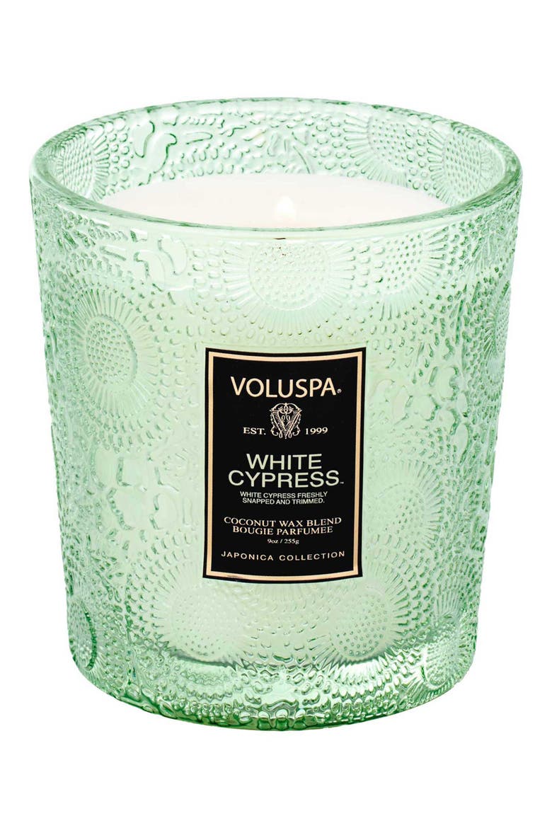 White Cypress Classic Candle, Main, color, WHITE CYPRESS