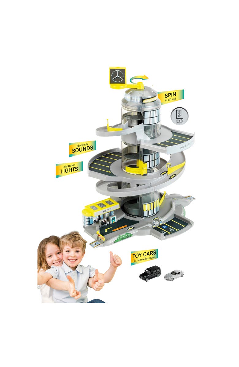 Mercedes-Benz Mercedes Benz Electric Car Parking Garage with Helix Elevator, Alternate, color, Multicolored