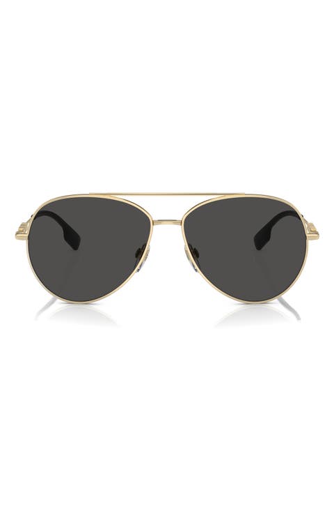 58mm Pilot Sunglasses