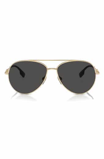 Burberry 58mm Pilot Sunglasses