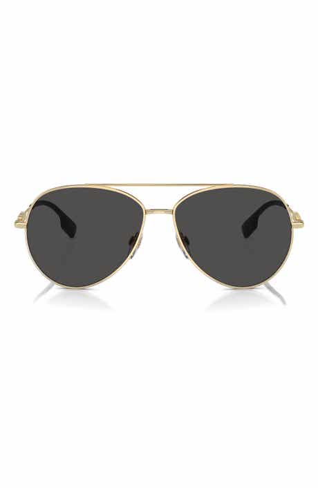 Burberry 58mm Pilot Sunglasses