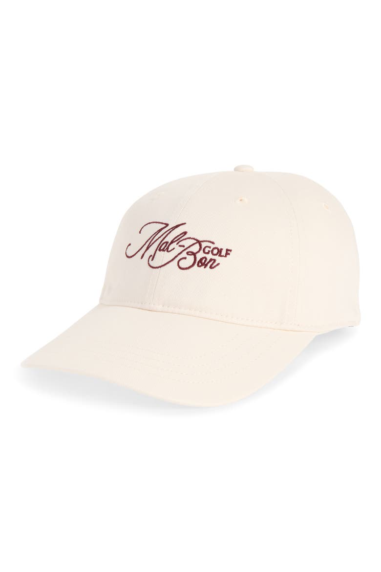 Palmera Embroidered Snapback Baseball Cap, Main, color, WHISPER WHITE