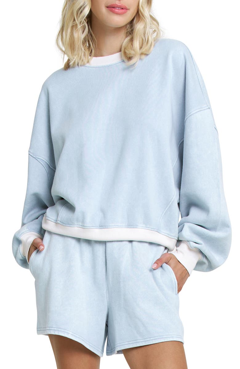 Honeydew No Plans Graphic Sweatshirt, Main, color, Hudson