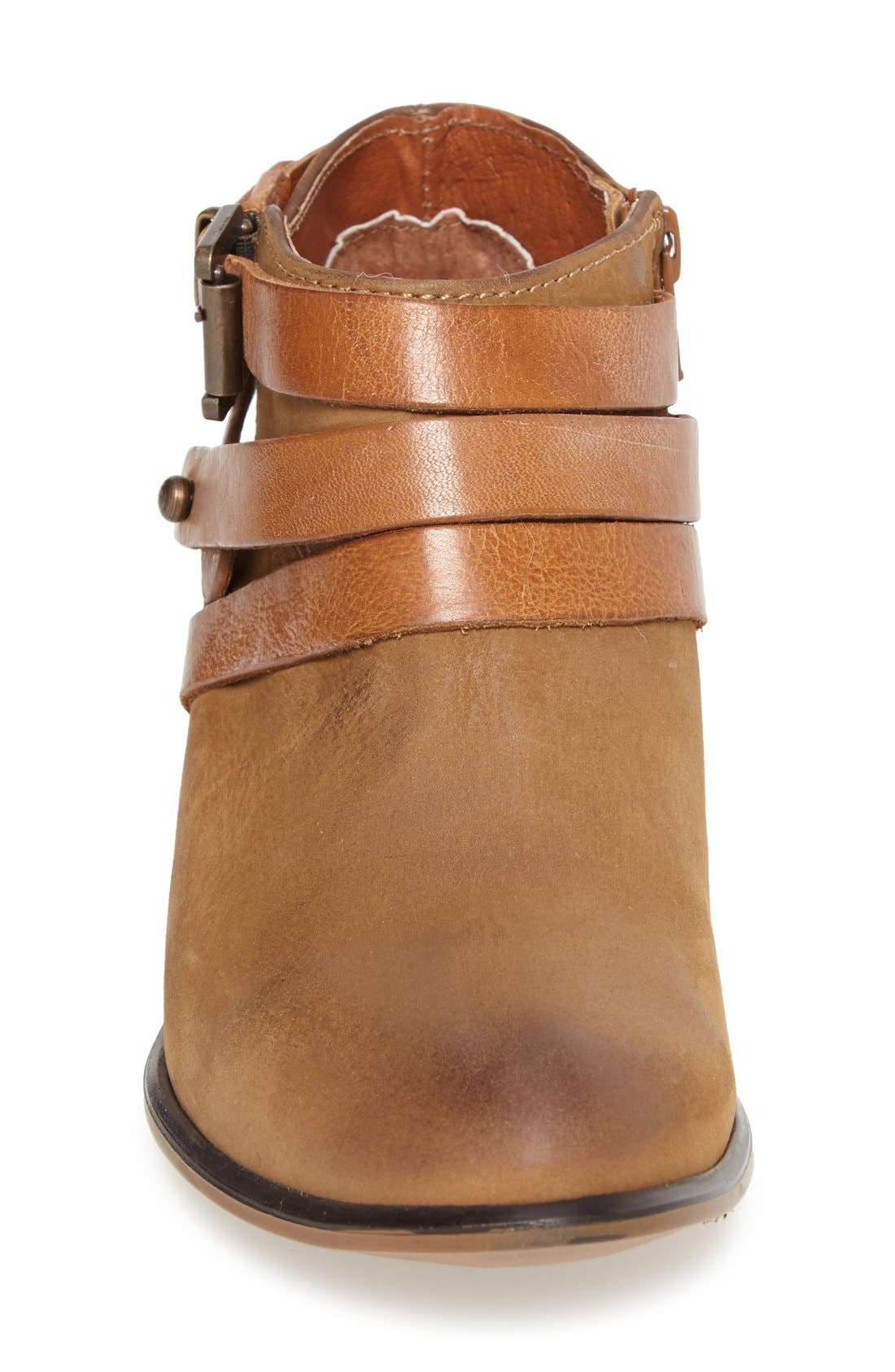 'Regennt' Leather Bootie, Alternate, color, BROWN MULTI