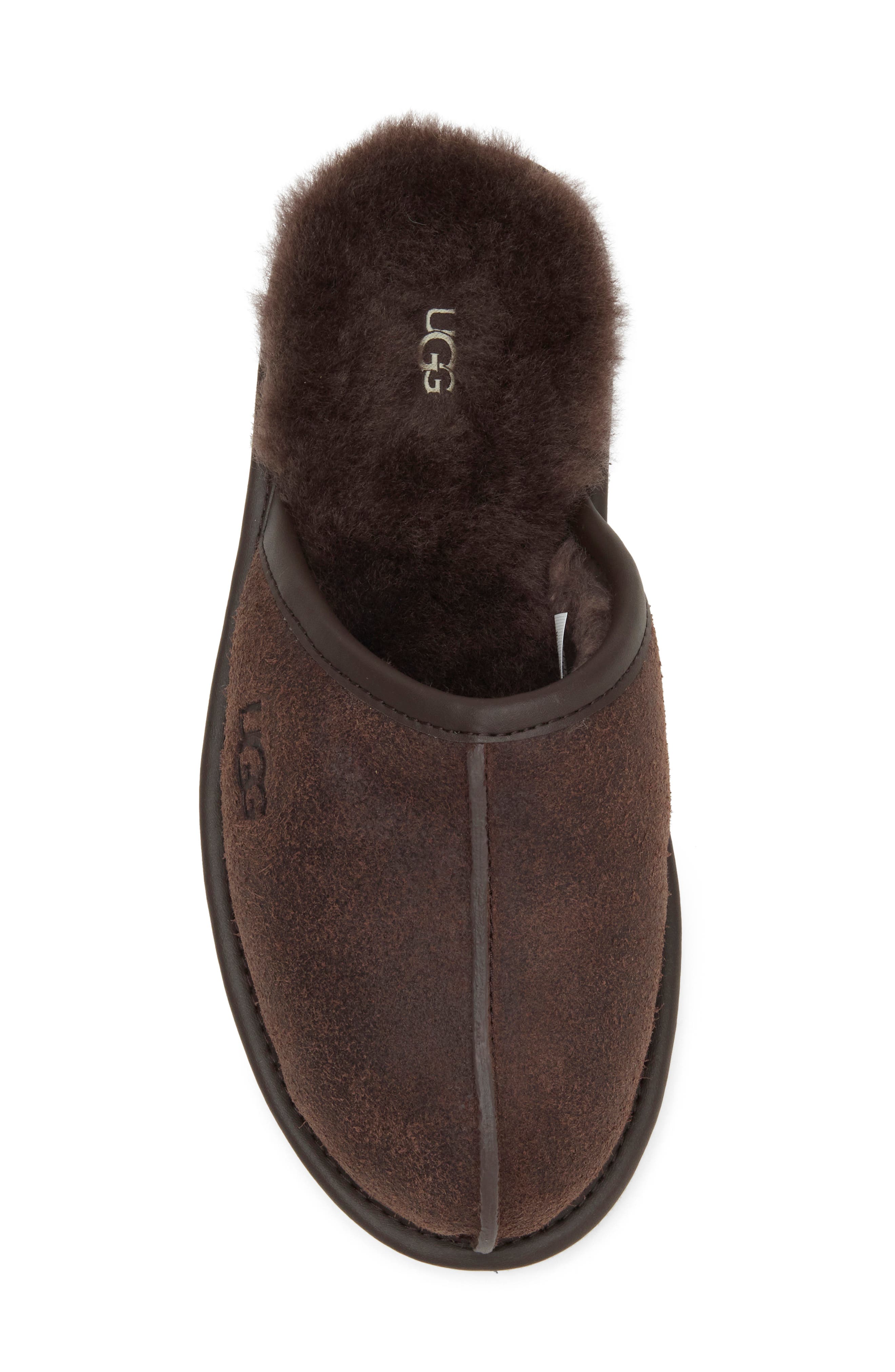 Distressed Scuff Slipper, Alternate, color, DUSTED COCOA