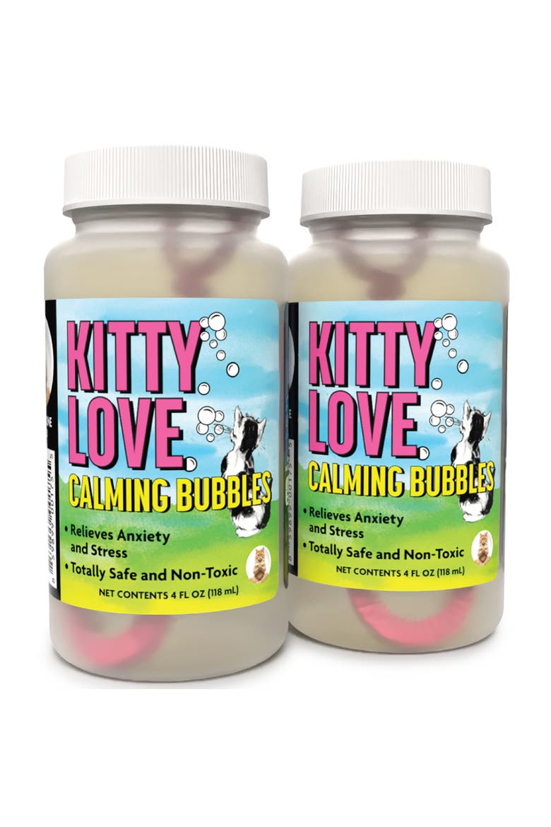Kitty Love Calming Bubbles, 2 Pack, Main, color, Multicolored