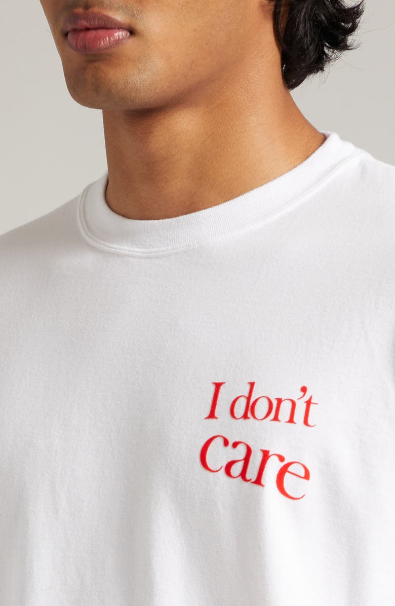 Undercover I Don't Care Cotton Graphic T-Shirt, Alternate, color, 