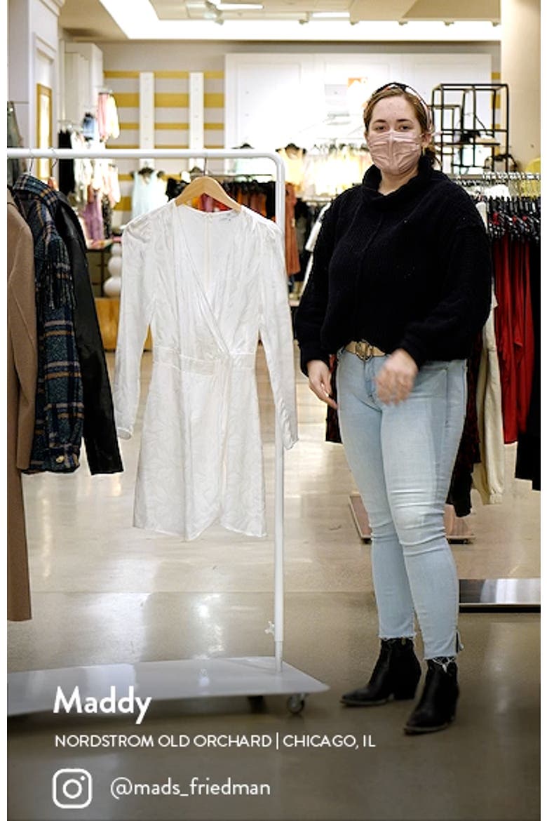 Nara Faux Wrap Long Sleeve Dress video