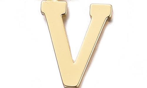 Adornia Initial Charm Tennis Bracelet In Gold