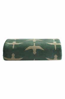 Eddie Bauer Geese Reversible Flannel Throw Blanket