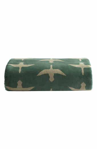 Eddie Bauer Geese Reversible Flannel Throw Blanket