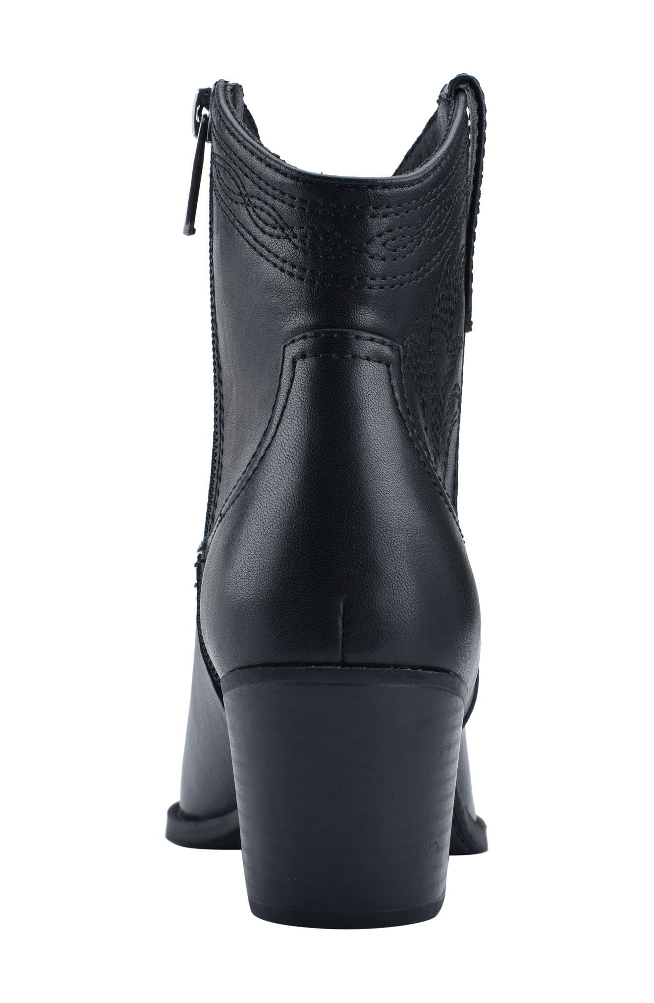 Indigo Rd Spring Western Faux Leather Bootie, Alternate, color, 