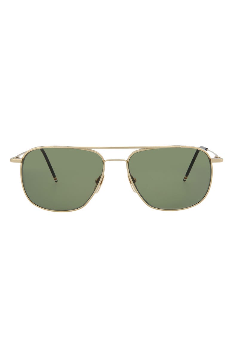 Thom Browne 58mm Pilot Sunglasses, Main, color, 