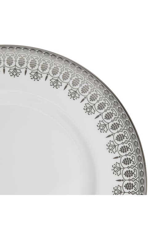 Wedgwood Silver Tonquin Bone China Plate In Multi