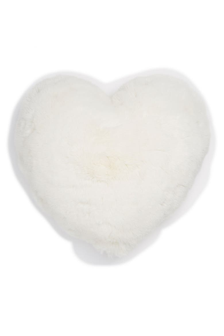 'Cuddle Up' Heart Accent Pillow, Alternate, color, IVORY