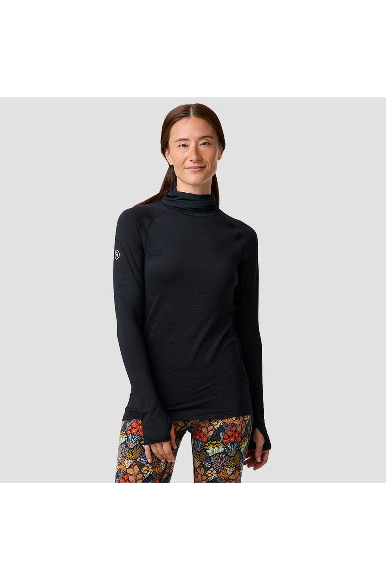 Pines Micrrid Ul Baselayer Balaclava Top G2 - Women's, Main, color, Black