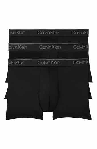 Calvin Klein 3 Pack Low Rise Microfiber Stretch Boxer Briefs Nordstrom