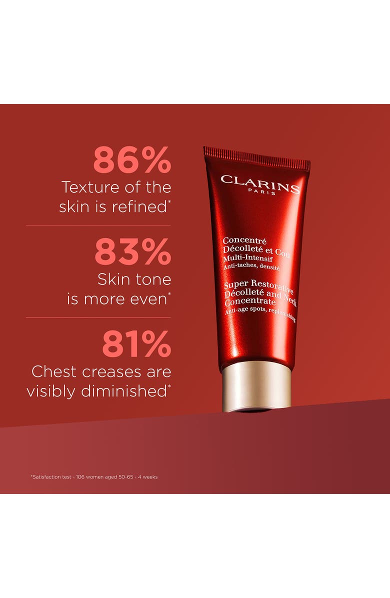 Clarins Super Restorative Anti-Aging Décolleté and Neck Cream, Alternate, color, 